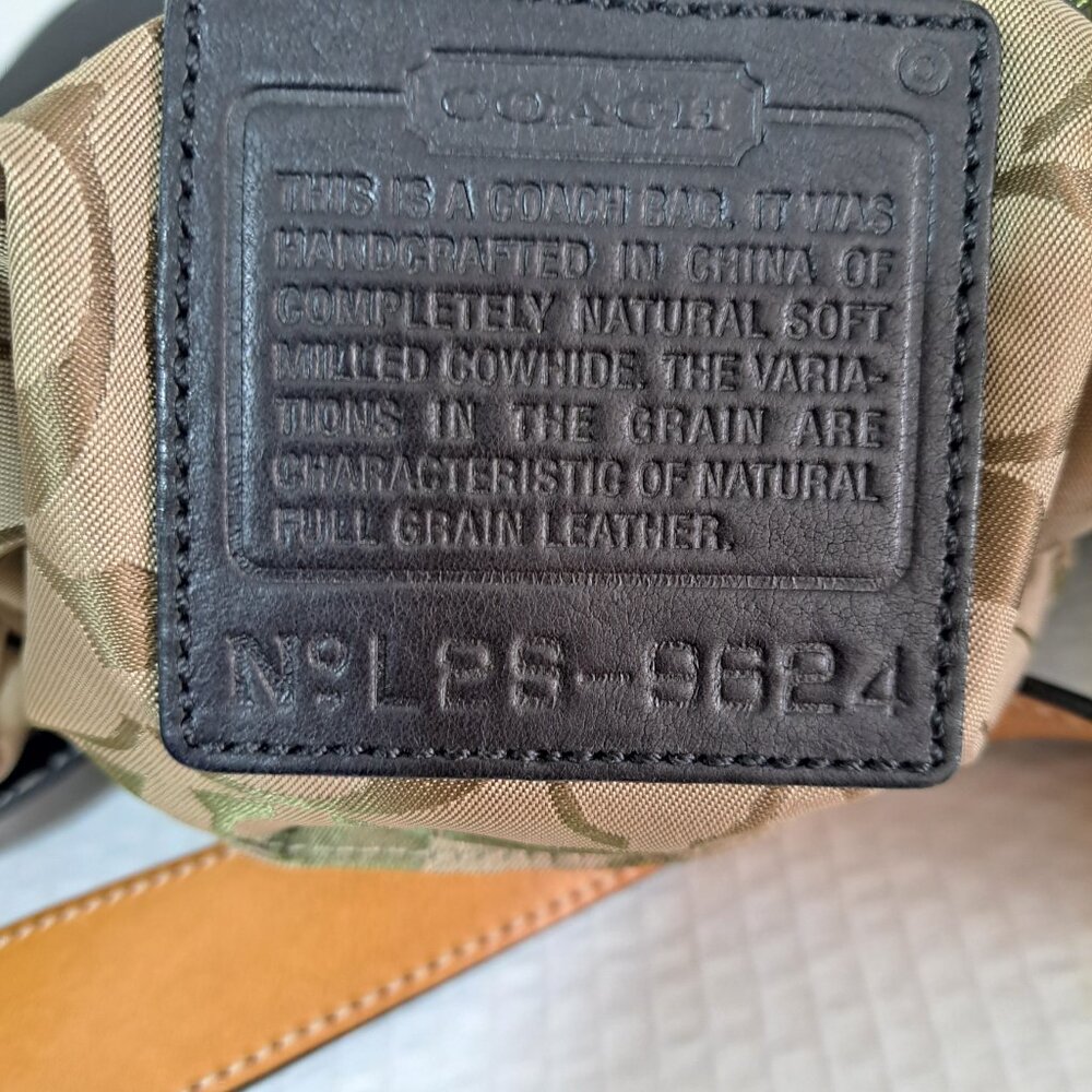 Coach Women's Vintage Black leather Shoulder Hobo Bag Purse C Lining 9624 - Picture 11 of 11